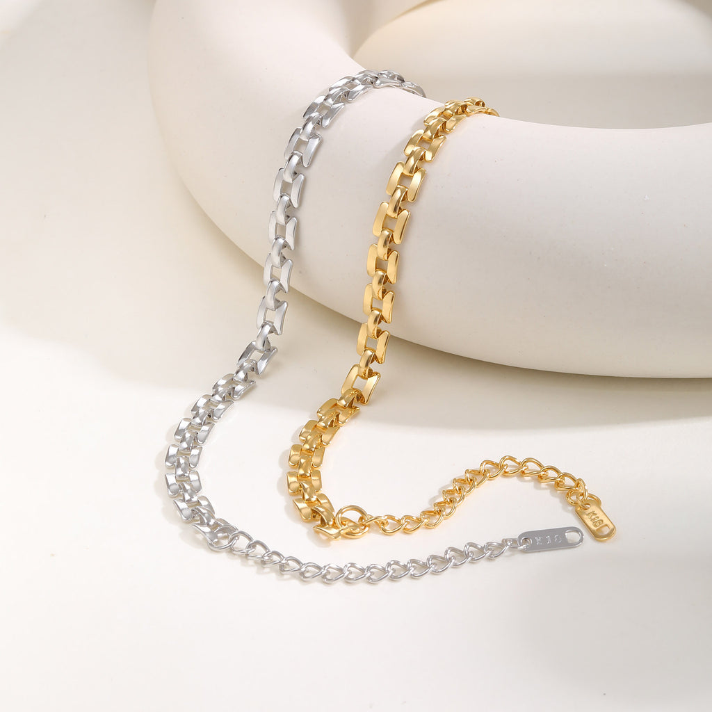 Celeste Silver Chain Bracelet