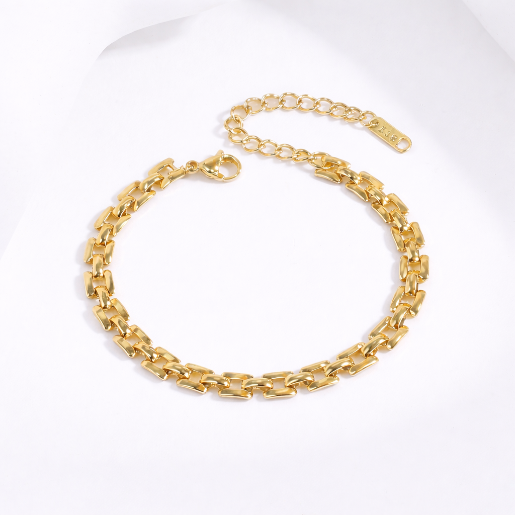 Celeste Gold Chain Bracelet